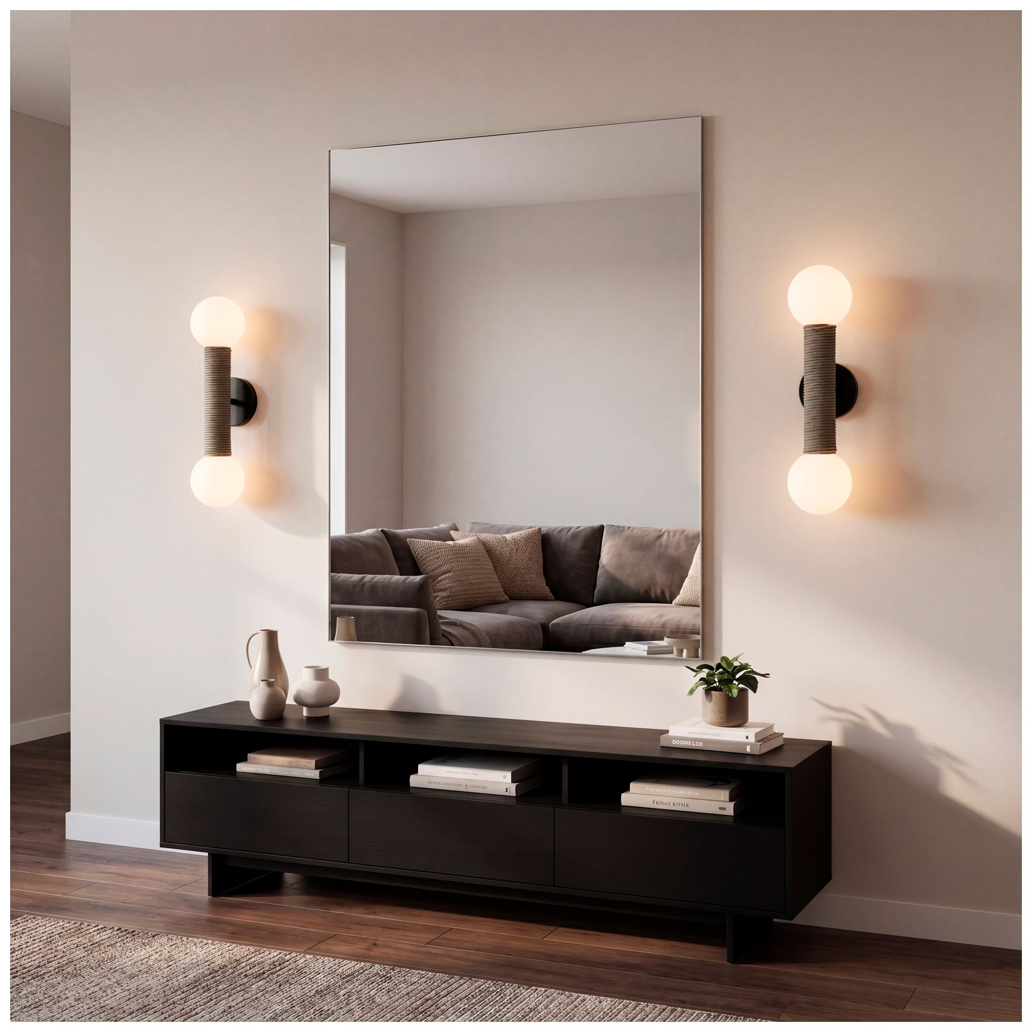 Image 7 Jarrell 2-Light Wall Sconce in Matte Black more views