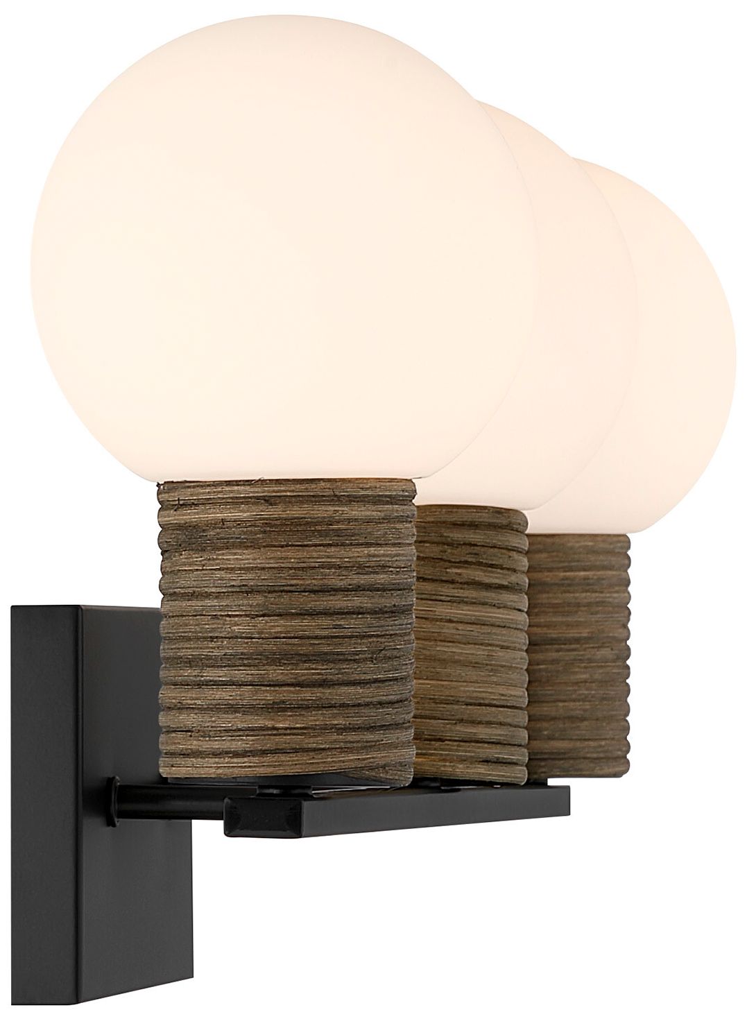 Image 5 Jarrell 3-Light Bathroom Vanity Light in Matte Black more views
