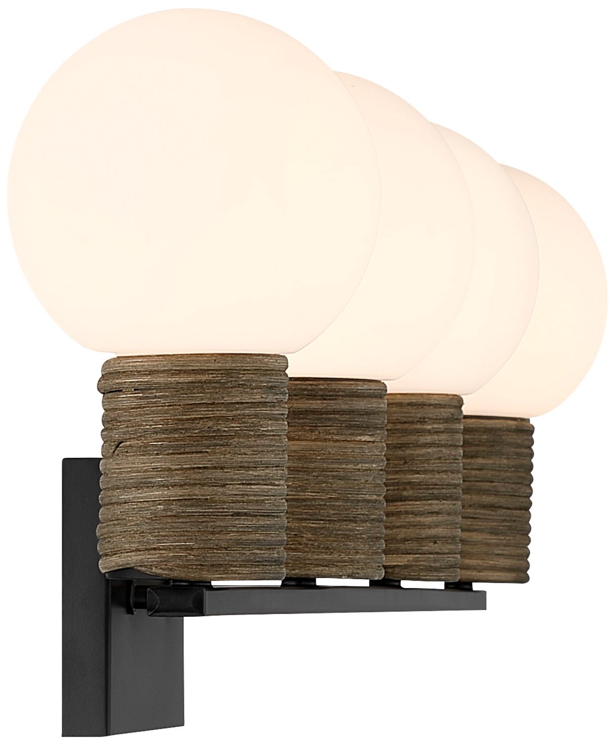 Image 5 Jarrell 4-Light Bathroom Vanity Light in Matte Black more views