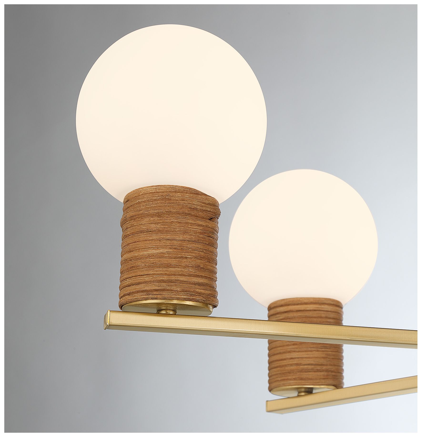 Image 6 Jarrell 6-Light Chandelier in Warm Brass more views