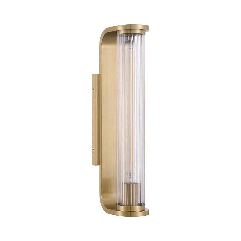 Image 3 Jarvis 1 Light LED Aged Brass Sconce more views