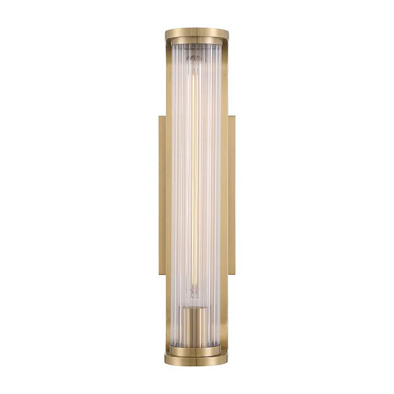 Image 4 Jarvis 1 Light LED Aged Brass Sconce more views