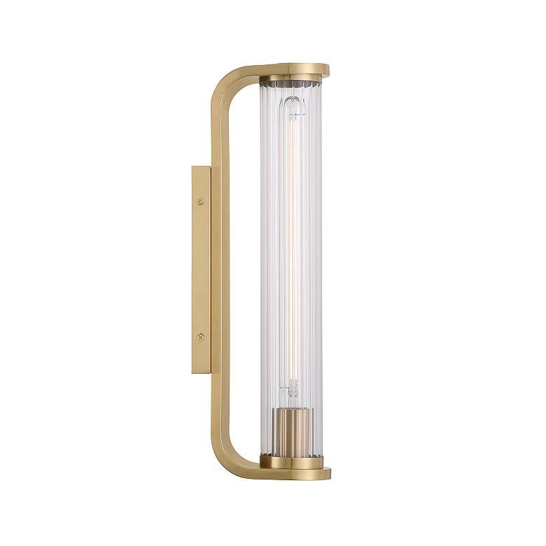 Image 5 Jarvis 1 Light LED Aged Brass Sconce more views