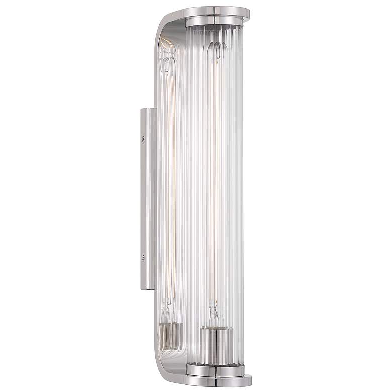 Image 2 Jarvis 1 Light LED Polished Nickel Sconce