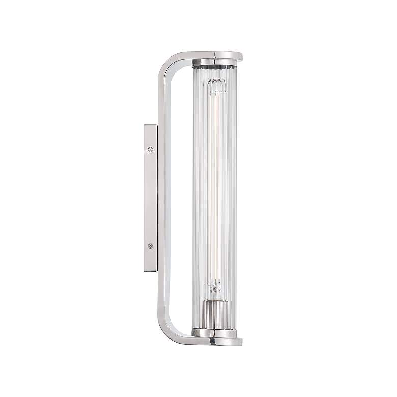 Image 5 Jarvis 1 Light LED Polished Nickel Sconce more views