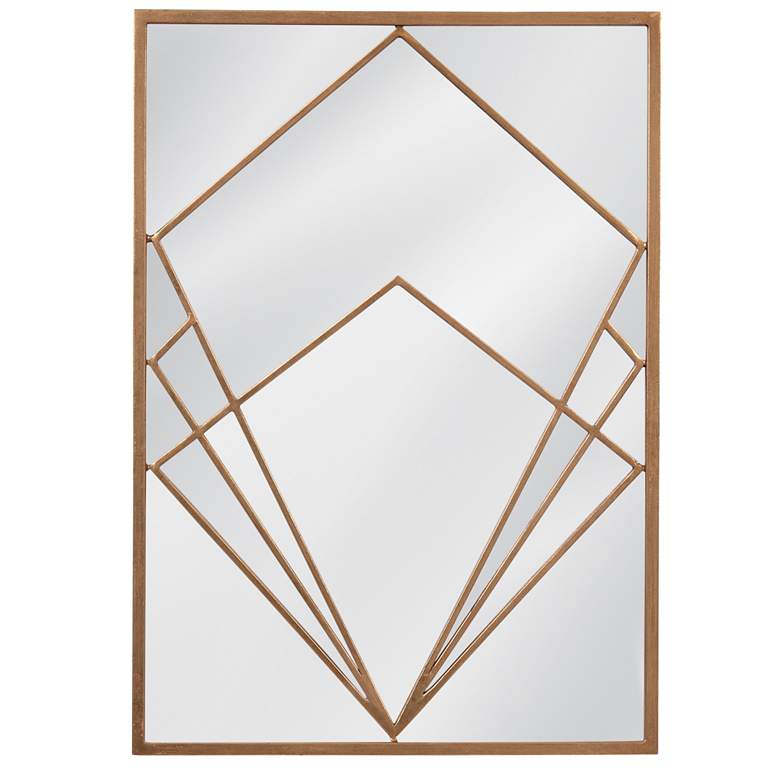 Image 1 Jase 28 inchH Art Deco Styled Wall Mirror