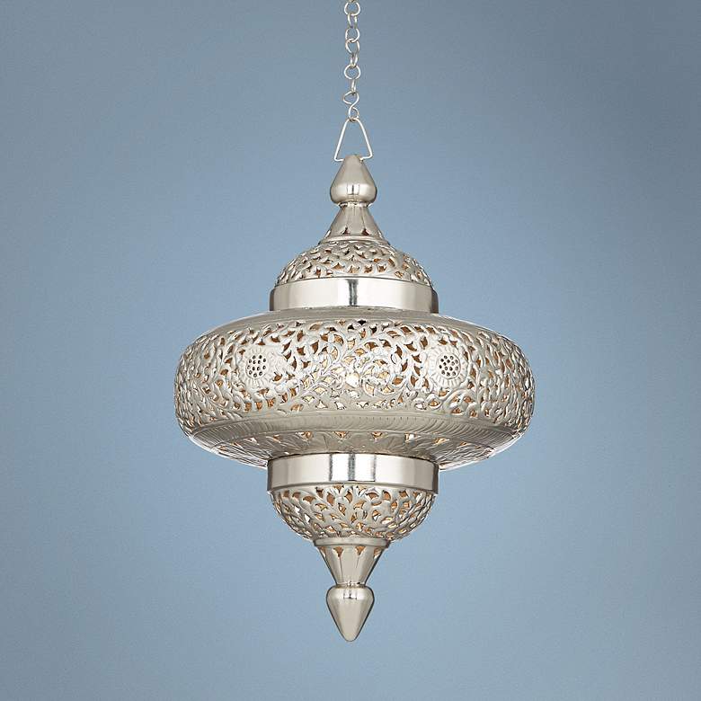 Image 1 Jasmina 13" Wide Moroccan Pendant