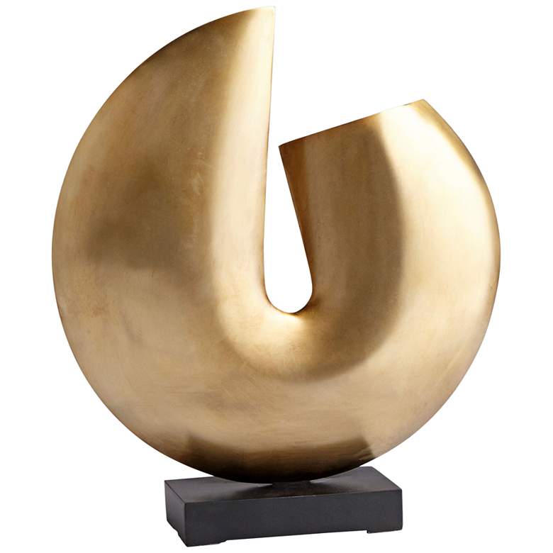 Image 1 Jasmine 15 1/2" High Bronze Finish Modern Sculpture