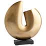 Jasmine 15 1/2" High Bronze Finish Modern Sculpture