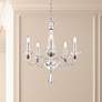 1_Jasmine 22"H x 20"W 5-Light Crystal Chandelier in Silver