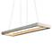 Jasmine 60"W Silver Leaf LED Kitchen Island Light Pendant