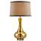 Jasmine Twisted Pattern Gold Glass Table Lamp