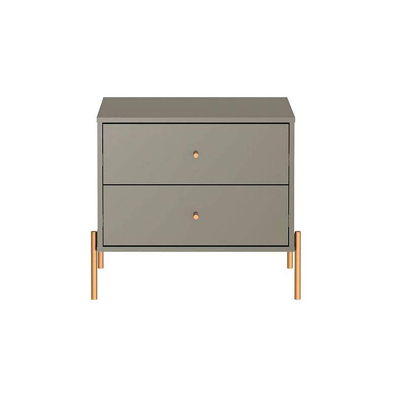 Image 5 Jasper 25 1/4" Wide Gray 2-Drawer Nightstands Set of 2 more views