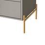 7_Jasper 25 1/4" Wide Gray 2-Drawer Nightstands Set of 2 more views