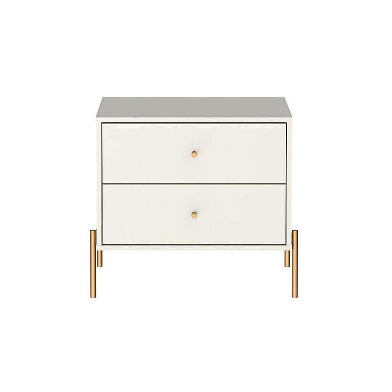 Image 5 Jasper 25 1/4" Wide Off-White 2-Drawer Nightstands Set of 2 more views