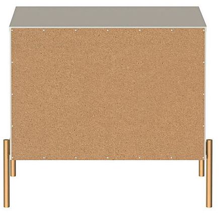 Jasper 25 1/4" Wide Off-White 2-Drawer Nightstands Set of 2