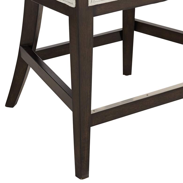 Image 5 Jasper 25" High Oatmeal Fabric Counter Stool more views