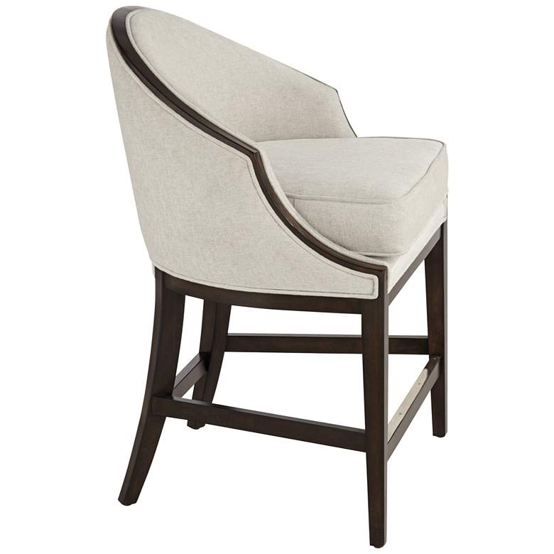 Image 7 Jasper 25" High Oatmeal Fabric Counter Stool more views