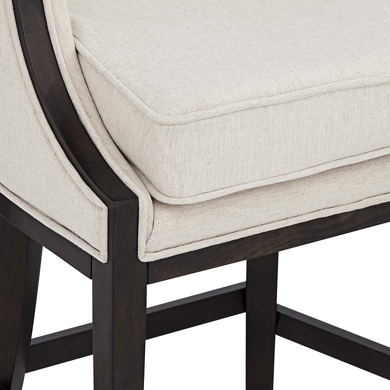 Image 4 Jasper 31" Oatmeal Fabric Bar Stools Set of 2 more views