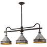 2_Jasper 41" Wide Antique Black Iron 3-Light Linear Pendant