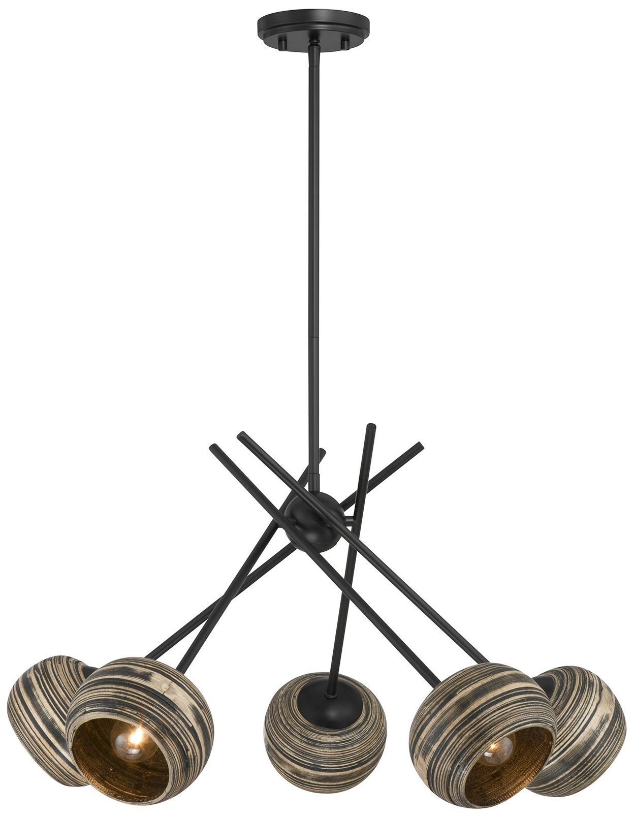 Thumbnail2 of Jasper 5-Light Chandelier in Matte Black
