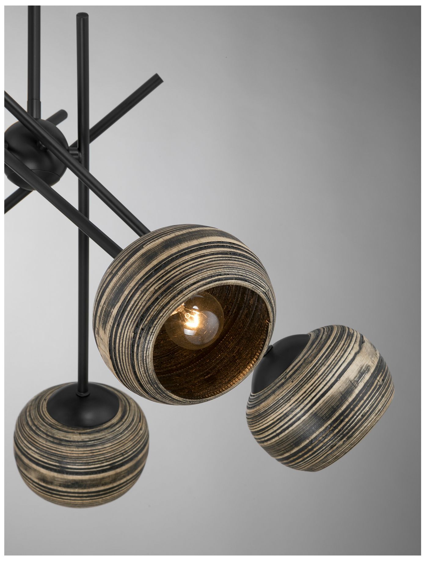 Thumbnail4 of Jasper 5-Light Chandelier in Matte Black more views