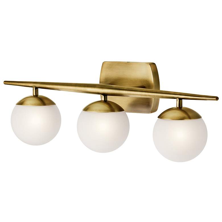 Image 4 Jasper 7 3/4" High Natural Brass 2-Light Halogen Wall Sconce more views