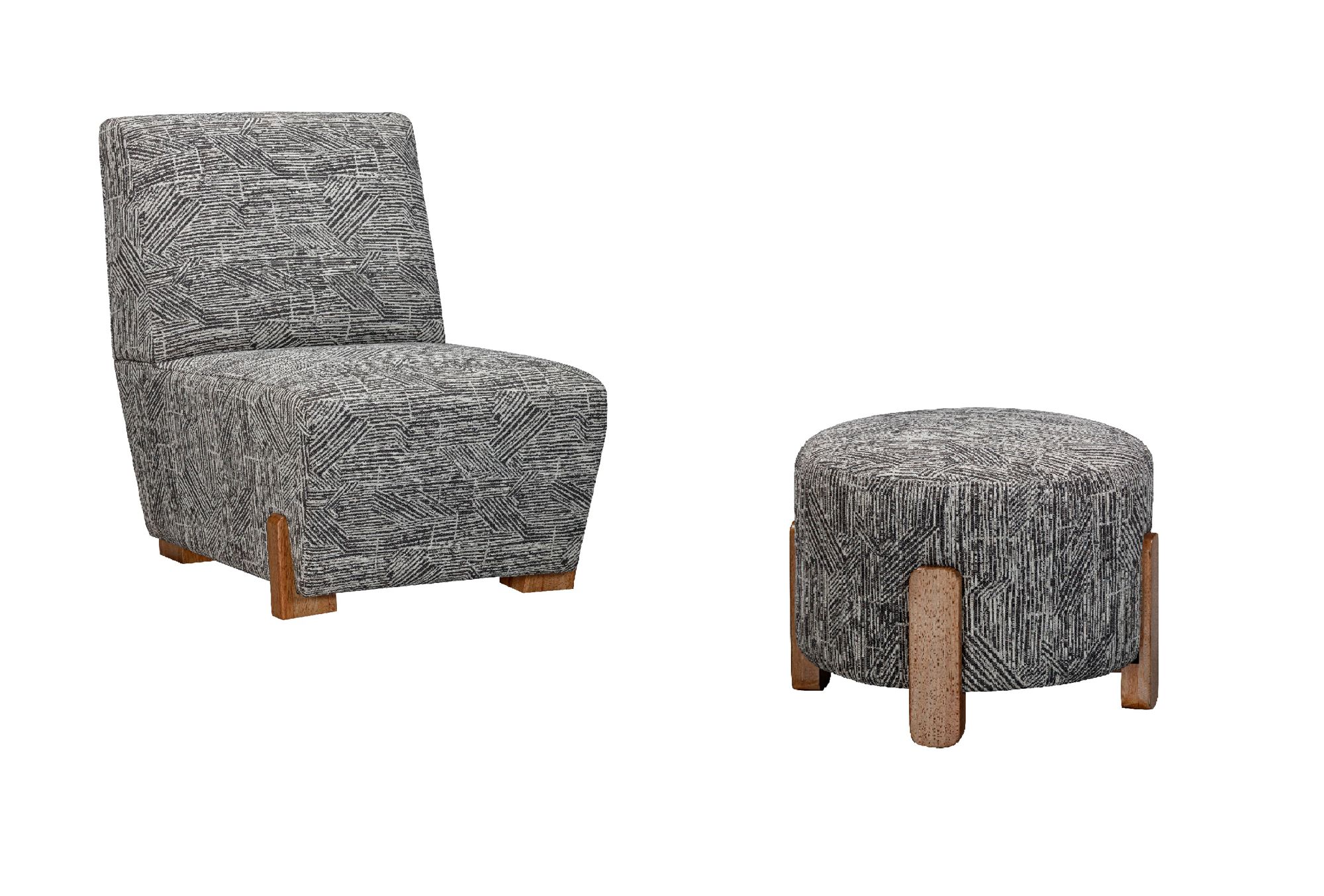 Image 4 Jasper Exquisite Zebra Accent Chair more views