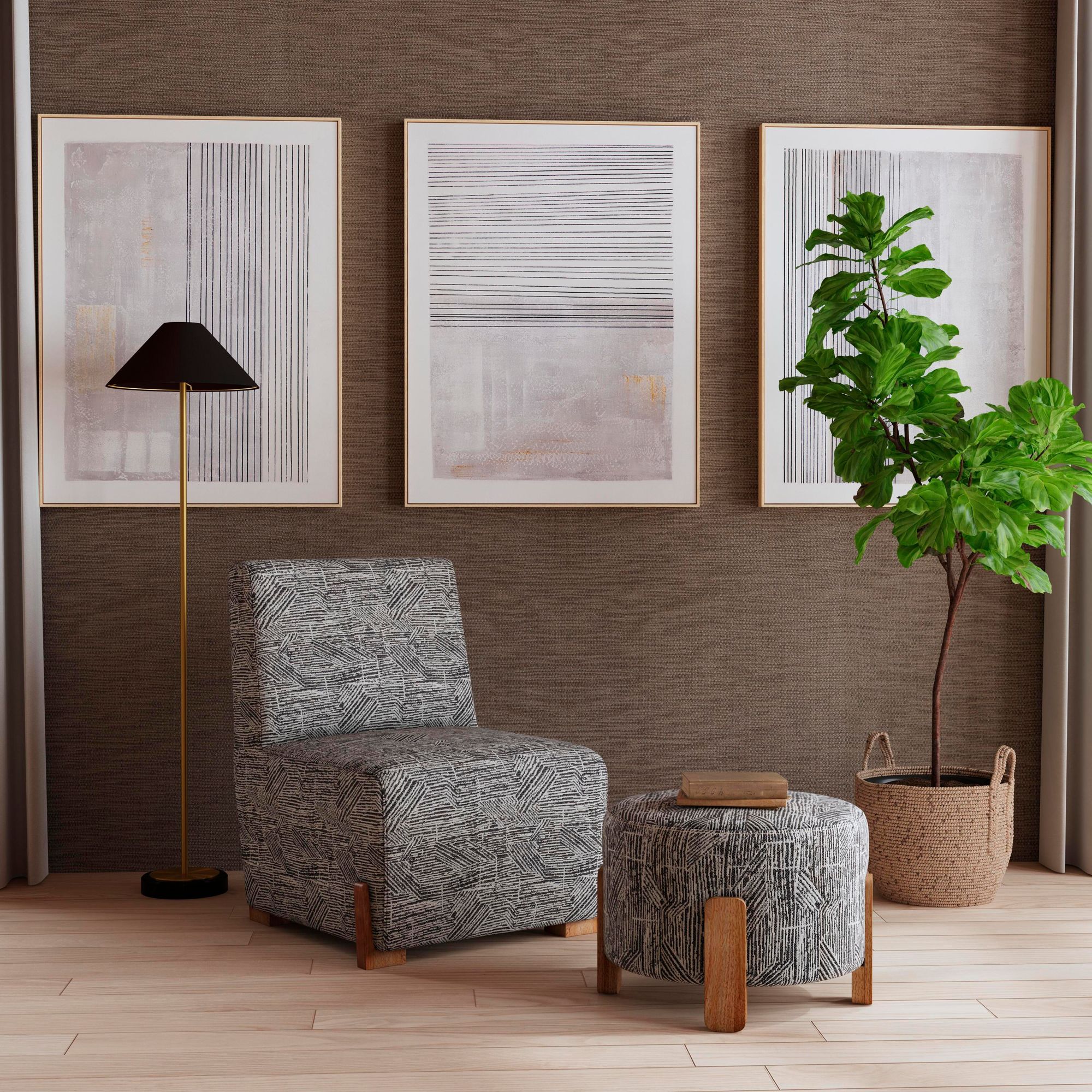 Image 5 Jasper Exquisite Zebra Accent Chair more views