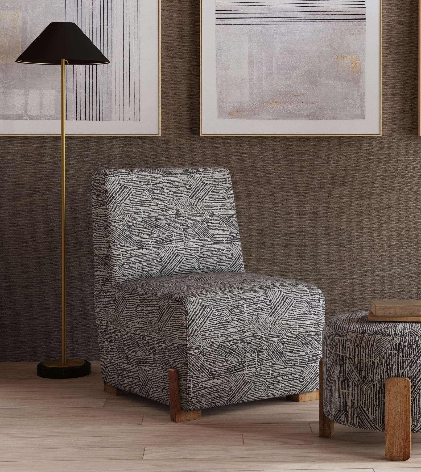 Image 6 Jasper Exquisite Zebra Accent Chair more views