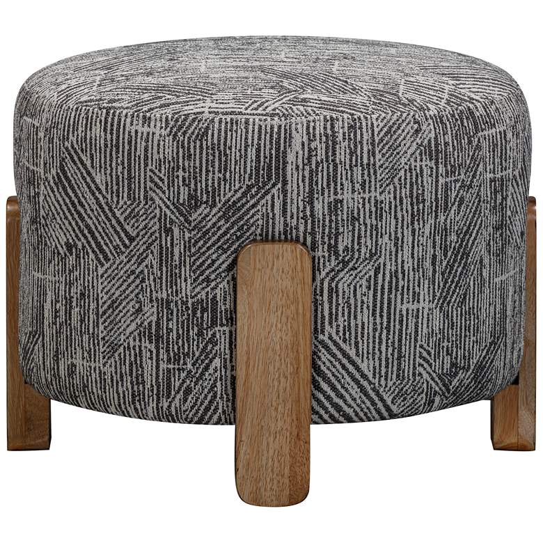 Image 1 Jasper Exquisite Zebra Accent Ottoman