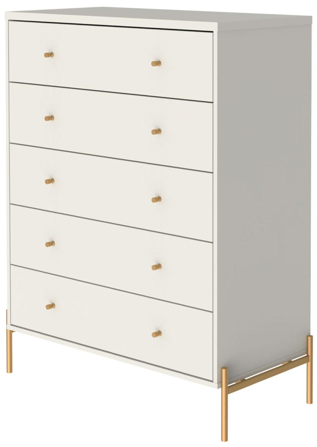 Jasper Full Extension Sideboard Dresser and Tall Dresser Set of 2 in Off