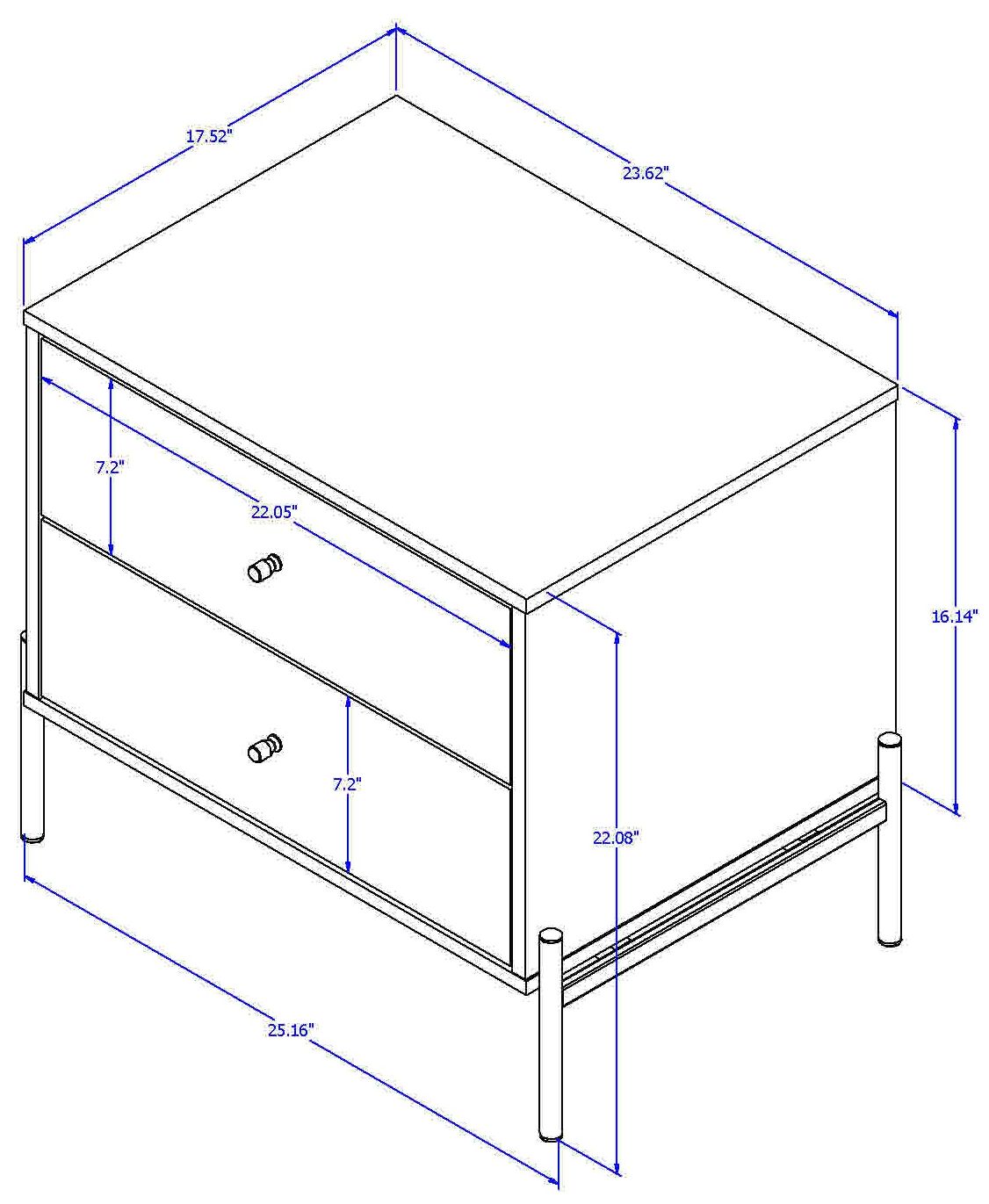 Image 3 Jasper Full Extension Tall Dresser, Classic Dresser and Nightstand Set of 3 more views
