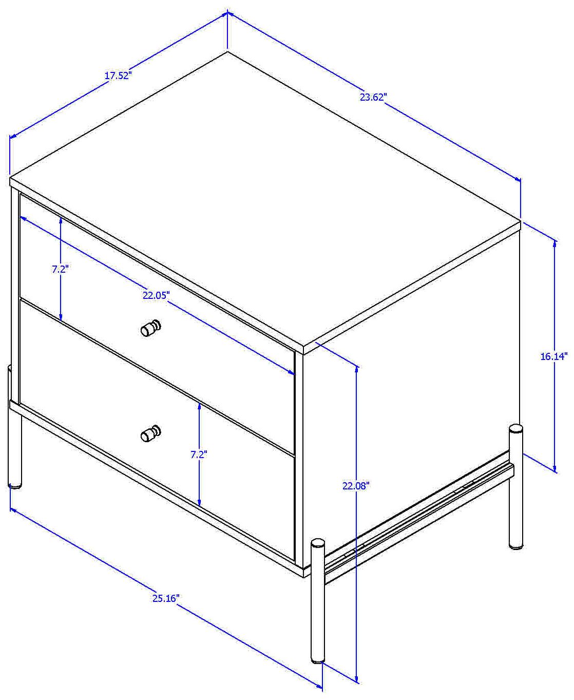Image 3 Jasper Full Extension Tall Dresser, Double Wide Dresser and Nightstand Set more views