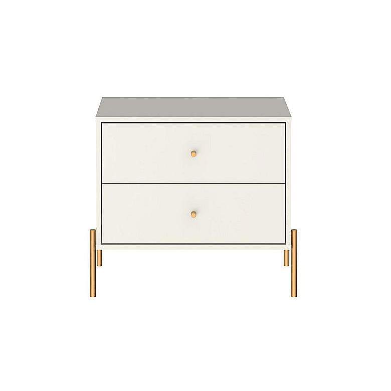 Image 5 Jasper Nightstand in Off White (Set of 2) more views
