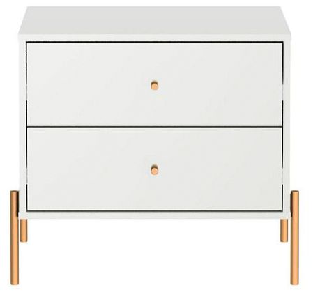 Image 3 Jasper Nightstand in White Gloss (Set of 2) more views