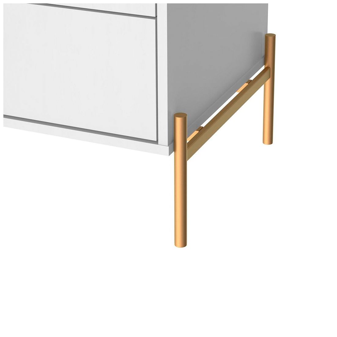 Image 5 Jasper Nightstand in White Gloss (Set of 2) more views