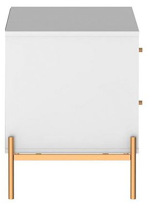 Image 7 Jasper Nightstand in White Gloss (Set of 2) more views