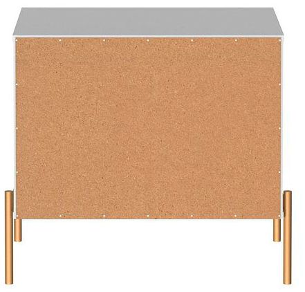 Jasper Nightstand in White Gloss (Set of 2)