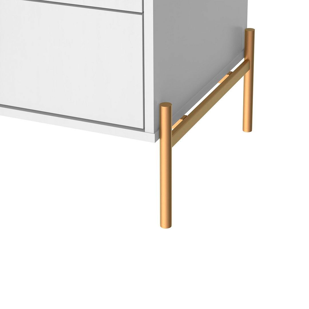 Image 5 Jasper Nightstand in White Gloss more views