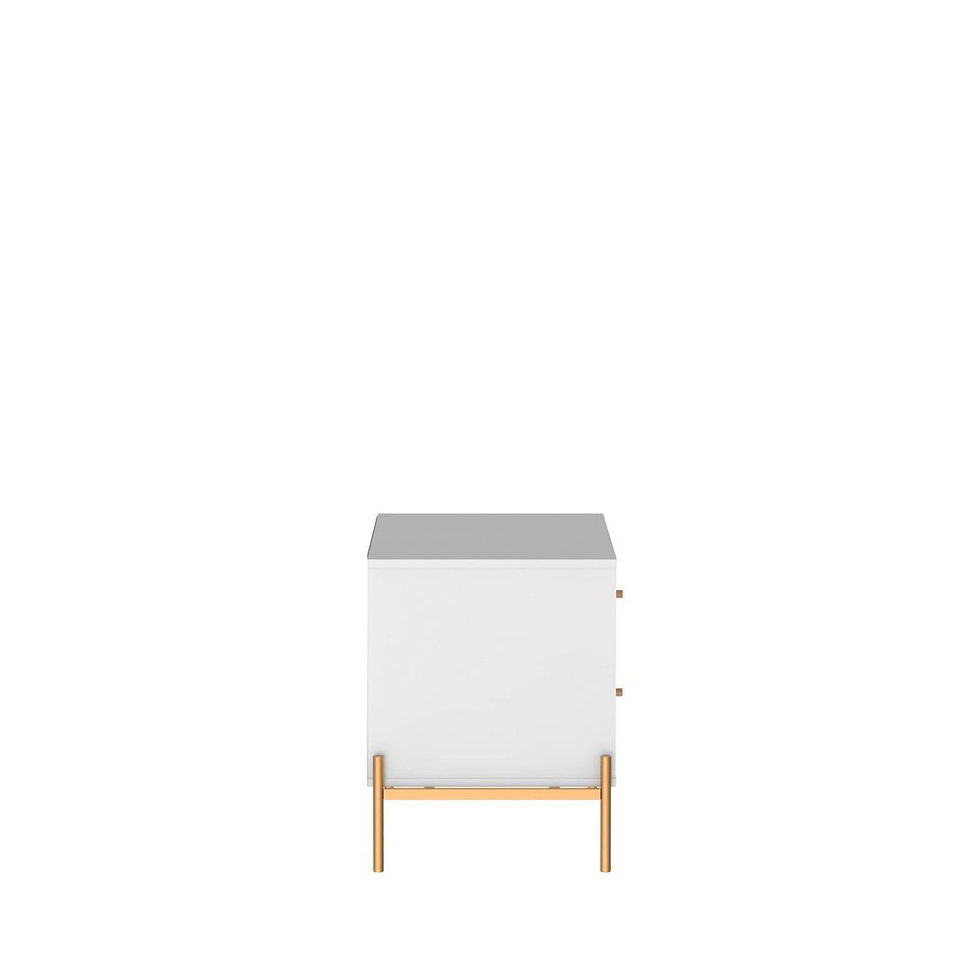 Image 7 Jasper Nightstand in White Gloss more views