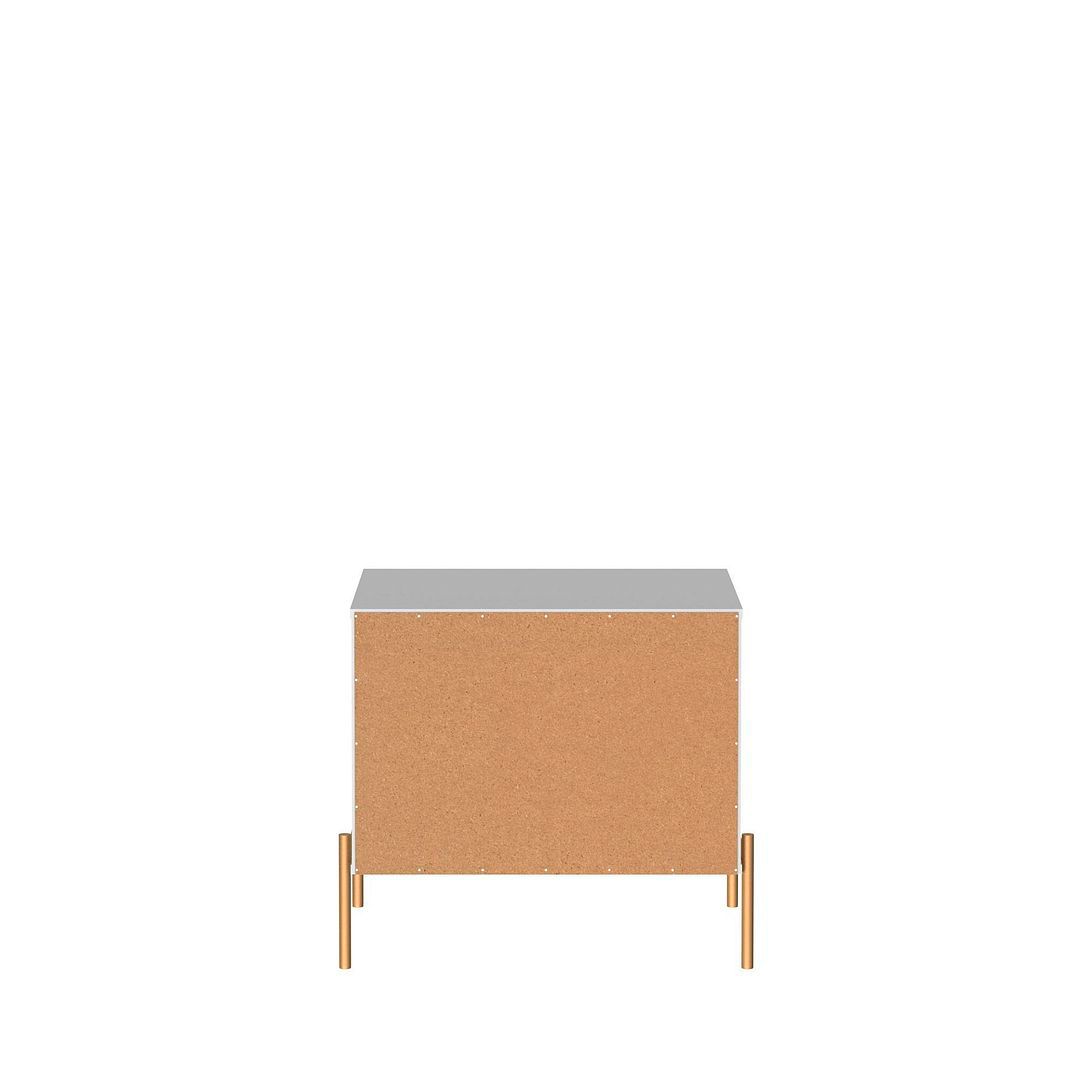 Jasper Nightstand in White Gloss