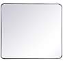 3_Jasper Silver Metal 36" x 40" Vanity Wall Mirror