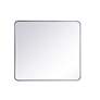 5_Jasper Silver Metal 36" x 40" Vanity Wall Mirror more views
