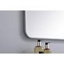 6_Jasper Silver Metal 36" x 40" Vanity Wall Mirror more views