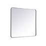 7_Jasper Silver Metal 36" x 40" Vanity Wall Mirror more views