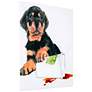 4_Java's Paw 23 1/4"H Floating Tempered Glass Graphic Wall Art more views