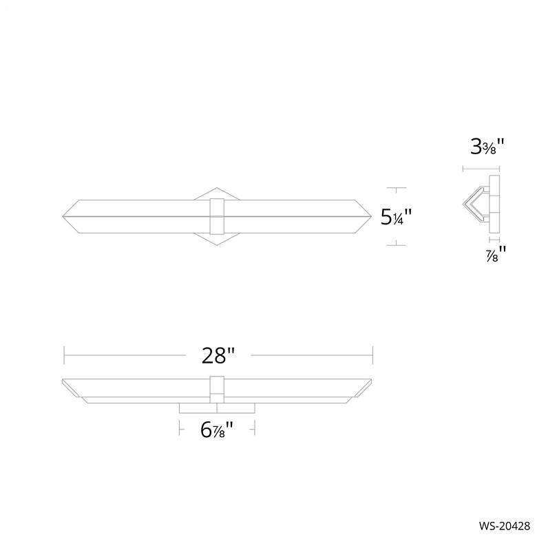 Image 2 Javelin LED Bath Bar more views