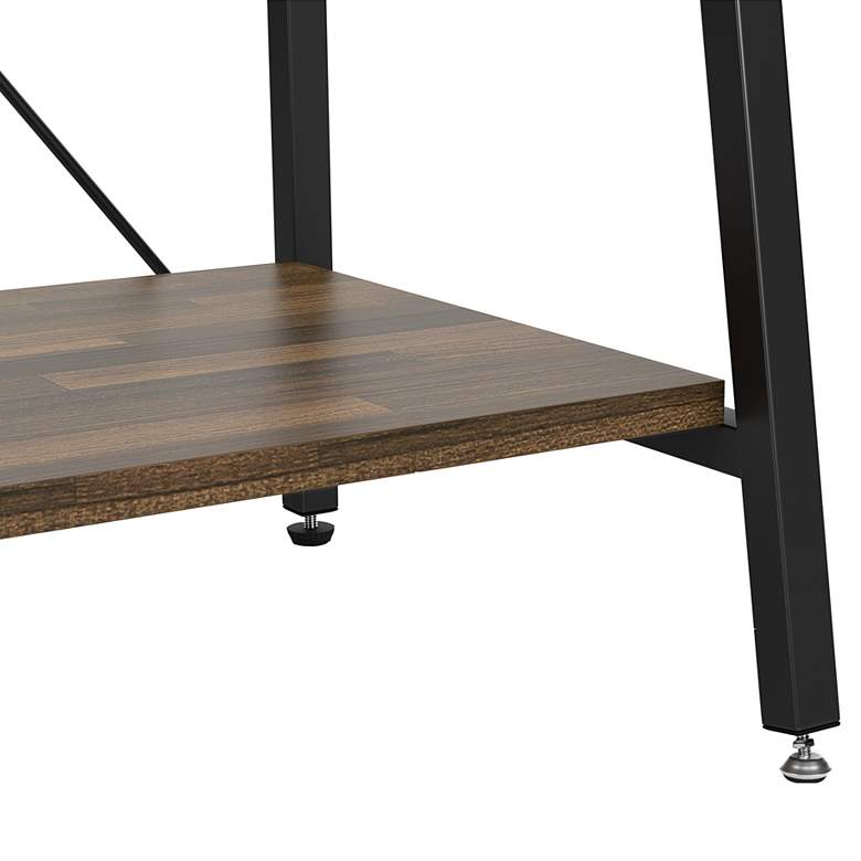 Image 6 Jax 23 1/2"W Light Hickory 1-Drawer Mini Bar with Shelves more views