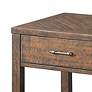 4_Jax 24" Wide Cherry Wood 1-Drawer Square End Table more views